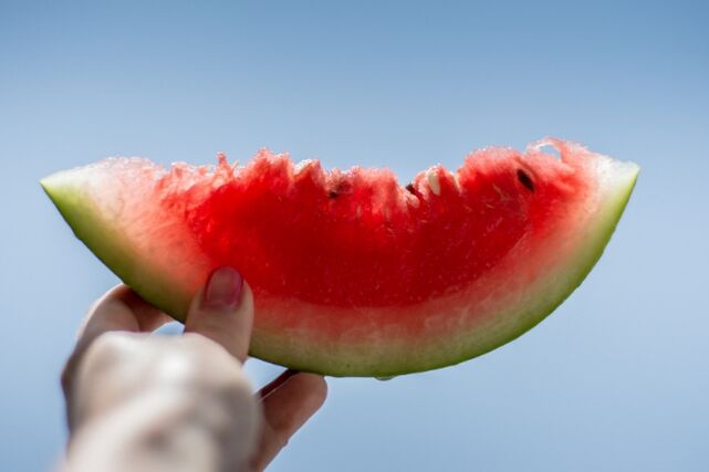 watermelon slice