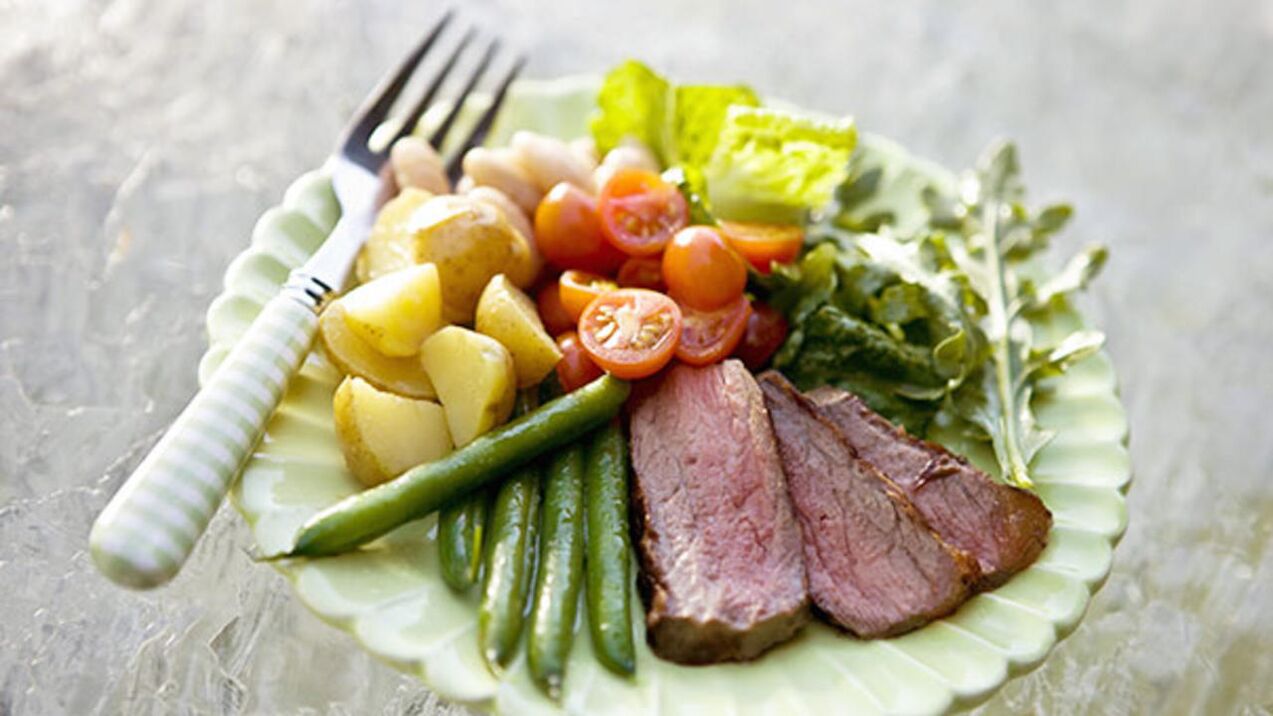Menu for weight loss