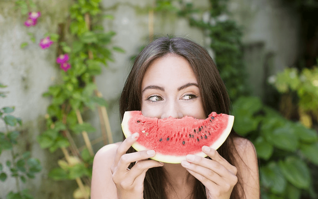 Layout from watermelon diet